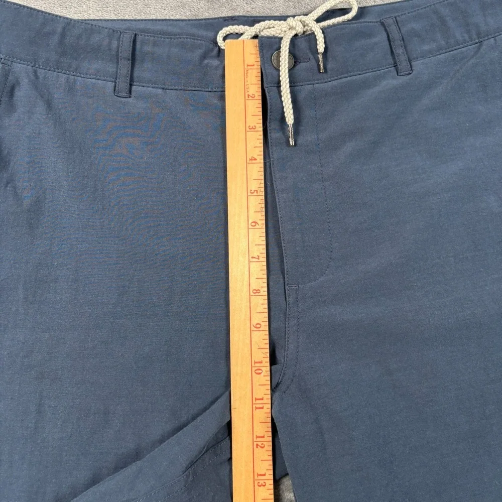 Faherty Shorts Mens 34 Blue All Day Chino Stretch 8